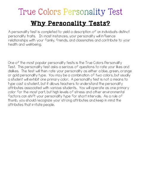 why personality testing is bad